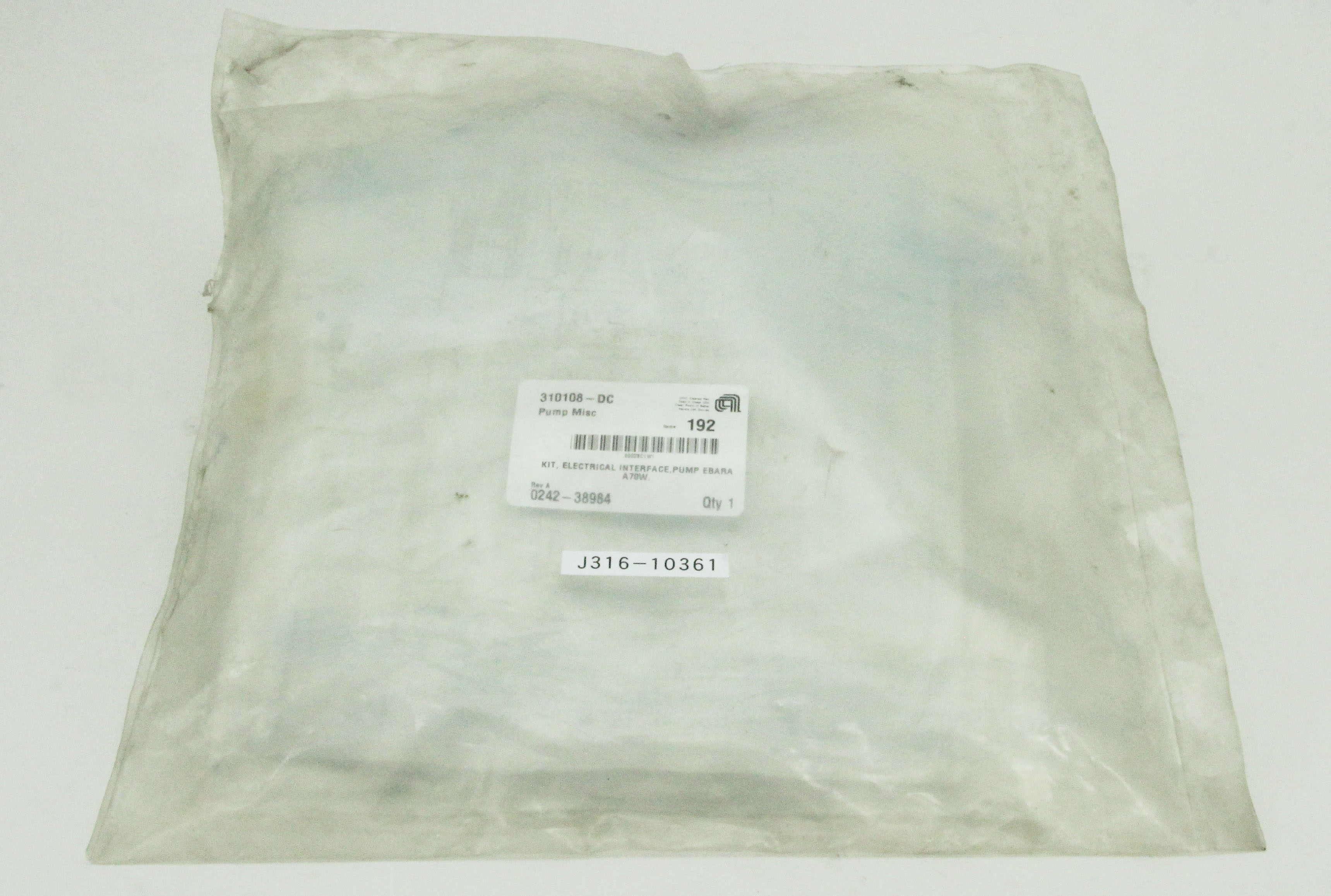 10361 APPLIED MATERIALS KIT ELEAL I/F PUMP EBARA A70W (NEW) 0242